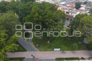 CHOLULA . PLAZA DE LA CONCORDIA