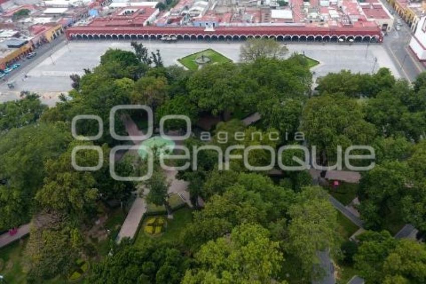 CHOLULA . PLAZA DE LA CONCORDIA