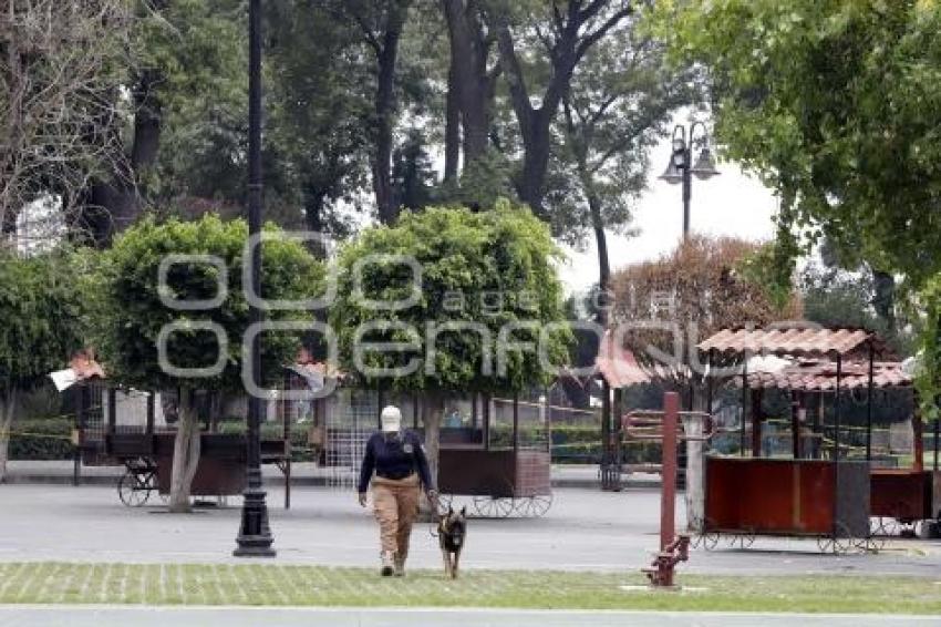 CHOLULA . PLAZA DE LA CONCORDIA