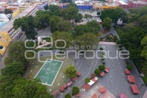 CHOLULA . PLAZA DE LA CONCORDIA