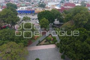 CHOLULA . PLAZA DE LA CONCORDIA