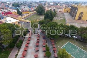 CHOLULA . PLAZA DE LA CONCORDIA