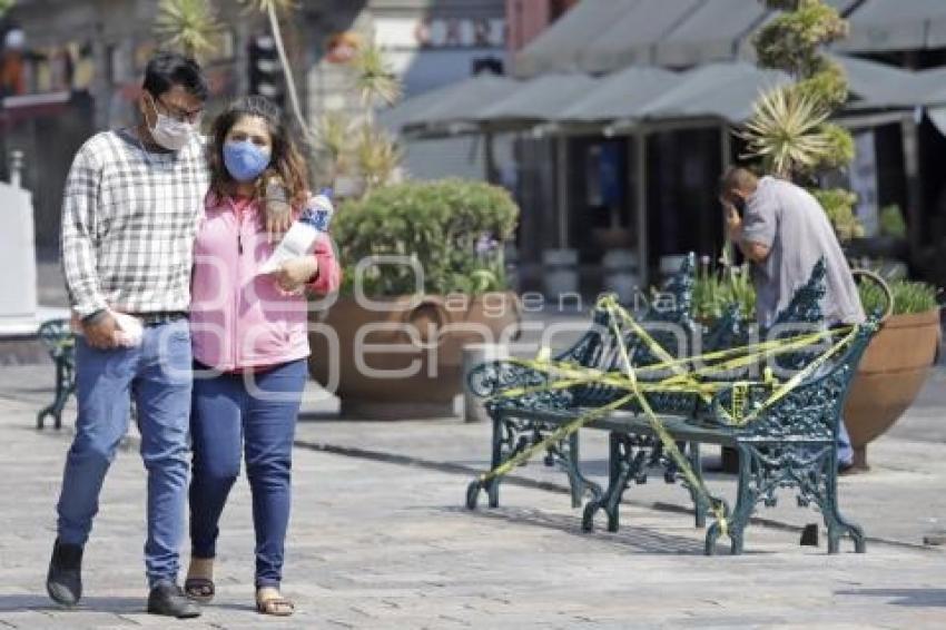 RESTRICCIÓN BANCAS . ZÓCALO