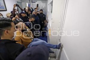 POLICÍA ESTATAL . MANIFESTACIÓN