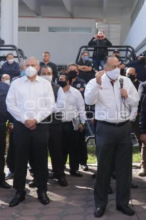 POLICÍA ESTATAL . MANIFESTACIÓN