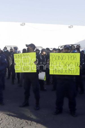 POLICÍA ESTATAL . MANIFESTACIÓN