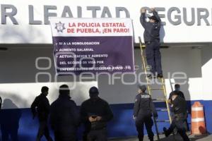 POLICÍA ESTATAL . MANIFESTACIÓN