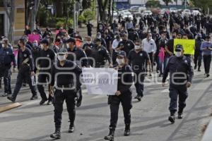 POLICÍA ESTATAL . MANIFESTACIÓN