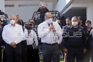 POLICÍA ESTATAL . MANIFESTACIÓN