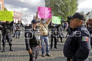 POLICÍA ESTATAL . MANIFESTACIÓN