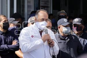 POLICÍA ESTATAL . MANIFESTACIÓN