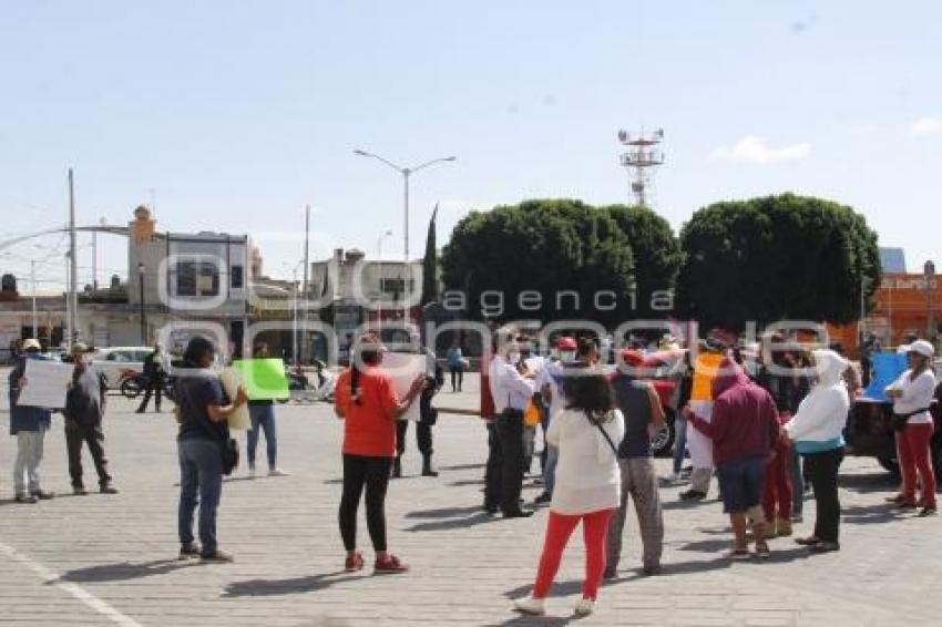 HUEJOTZINGO . MANIFESTACIÓN