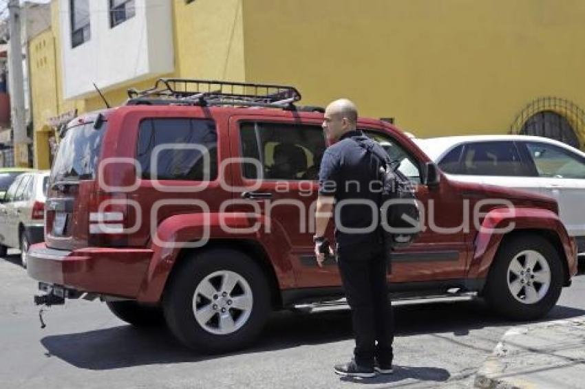 POLICÍA ESTATAL . MANIFESTACIÓN