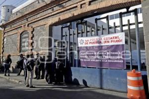 POLICÍA ESTATAL . MANIFESTACIÓN