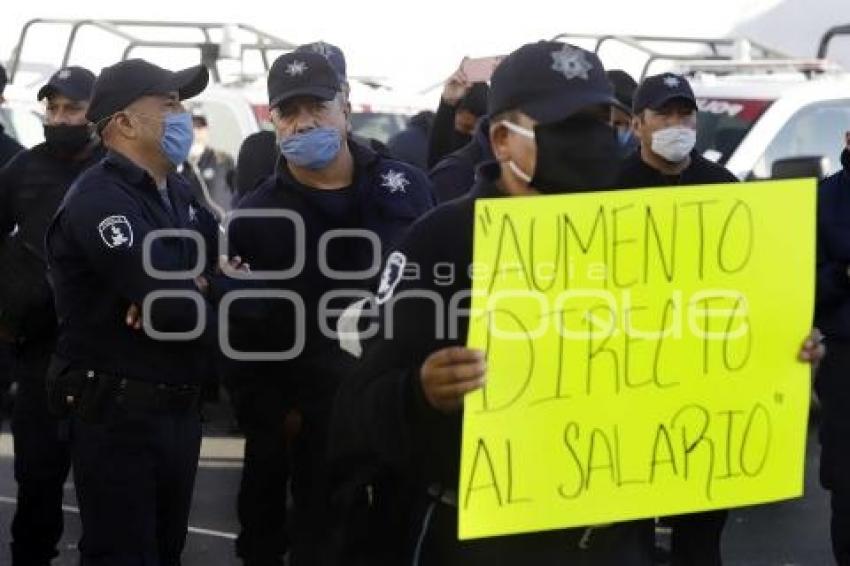 POLICÍA ESTATAL . MANIFESTACIÓN