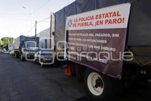 POLICÍA ESTATAL . MANIFESTACIÓN