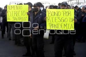 POLICÍA ESTATAL . MANIFESTACIÓN