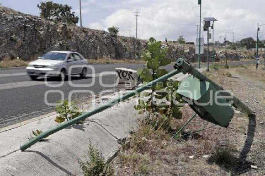 CÁMARAS FOTOMULTA VANDALIZADAS