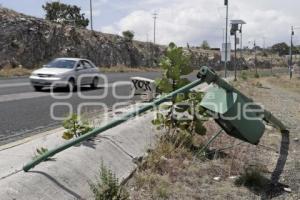 CÁMARAS FOTOMULTA VANDALIZADAS