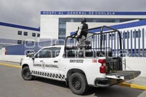 HOSPITAL GENERAL DE CHOLULA . GUARDIA NACIONAL