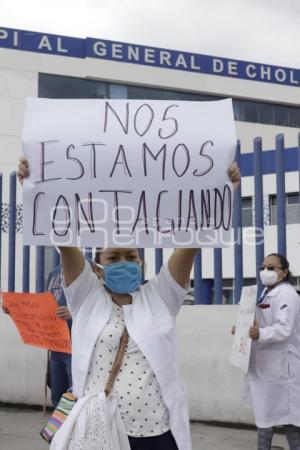 HOSPITAL GENERAL DE CHOLULA . MANIFESTACIÓN