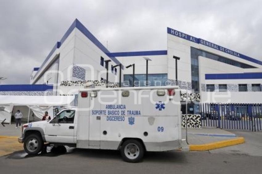 HOSPITAL GENERAL DE CHOLULA . AMBULANCIA CERESO