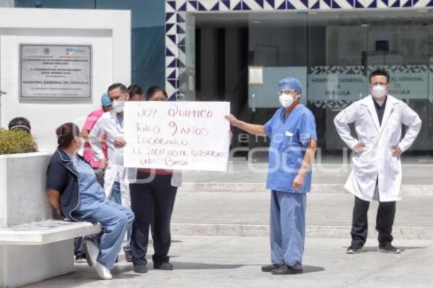 HOSPITAL GENERAL DE CHOLULA . MANIFESTACIÓN