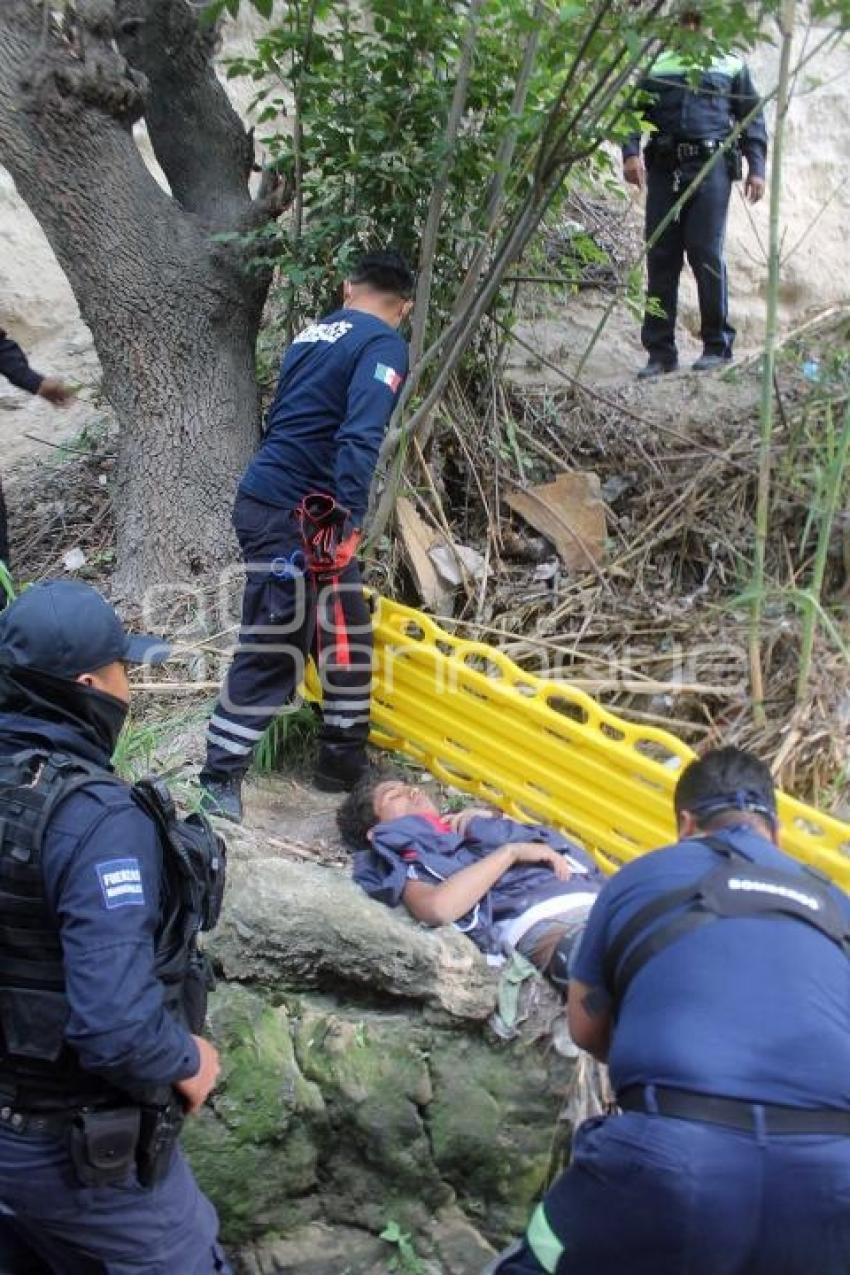 TEHUACÁN . HERIDO DREN VALSEQUILLO