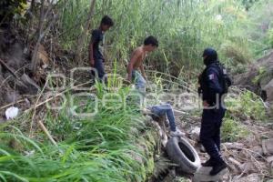 TEHUACÁN . HERIDO DREN VALSEQUILLO