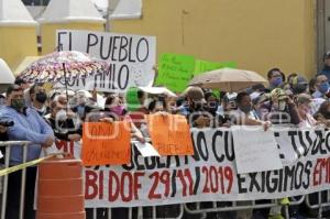 VISITA PRESIDENCIAL . MANIFESTACIÓN