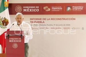 PRESIDENCIA . INFORME RECONSTRUCCIÓN