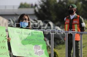 VISITA PRESIDENCIAL . MANIFESTACIÓN