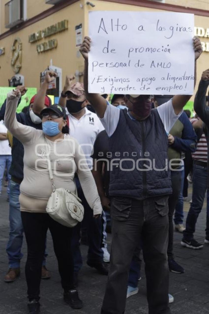 VISITA PRESIDENCIAL . MANIFESTACIÓN