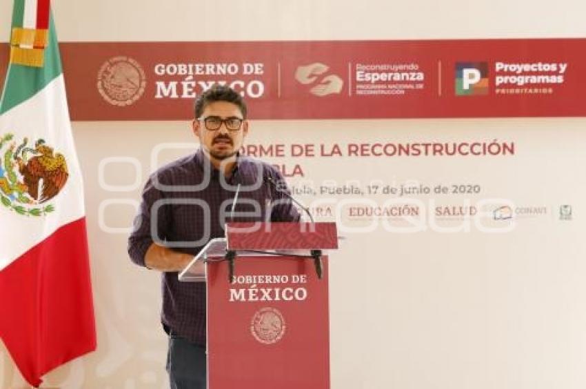 PRESIDENCIA . INFORME RECONSTRUCCIÓN