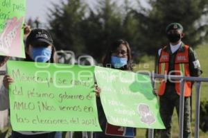 VISITA PRESIDENCIAL . MANIFESTACIÓN