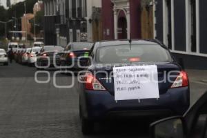 MANIFESTACIÓN CHOFERES PLATAFORMAS