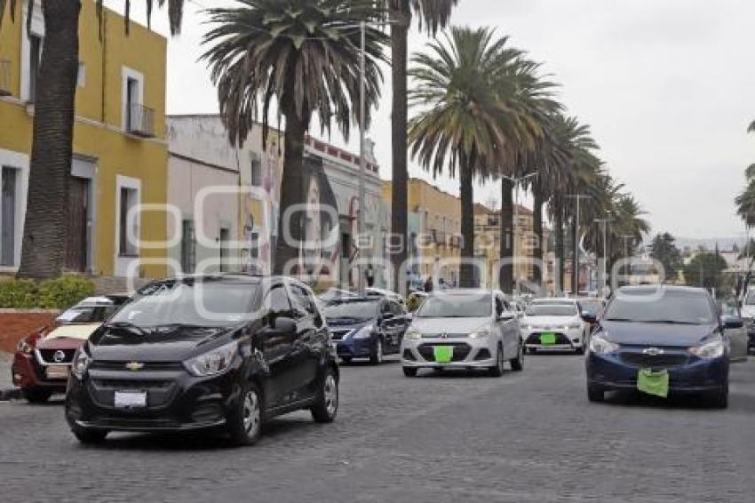 MANIFESTACIÓN CHOFERES PLATAFORMAS