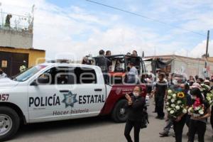 SEPELIO POLICÍA ASESINADO