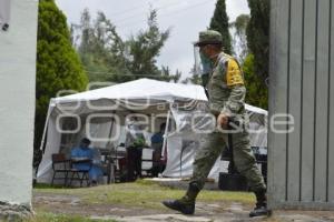 ATLIXCO . UNIDAD MILITAR COVID