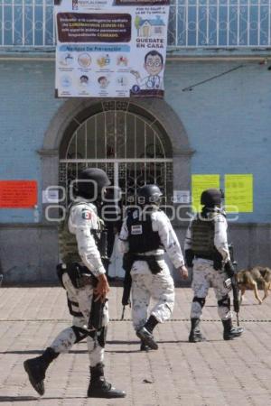 SAN FELIPE TEOTLALCINGO . GUARDIA NACIONAL