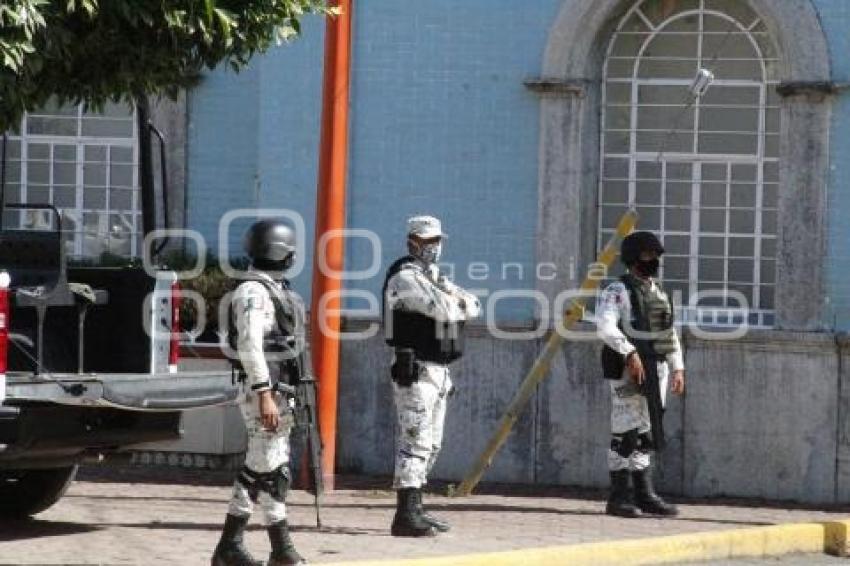 SAN FELIPE TEOTLALCINGO . GUARDIA NACIONAL