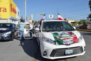 TEHUACÁN . MANIFESTACIÓN ANTIAMLO