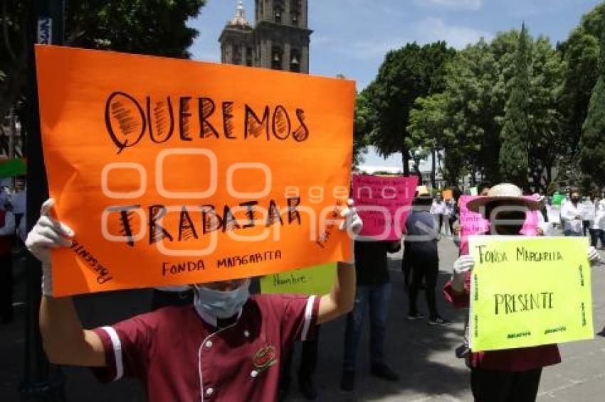 MANIFESTACIÓN MESEROS