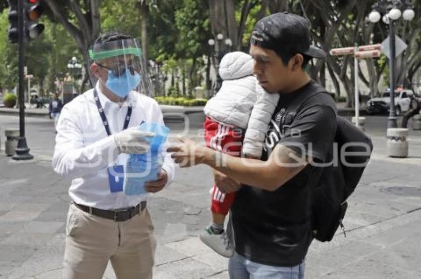 SALUD . CUBREBOCAS GRATUITOS