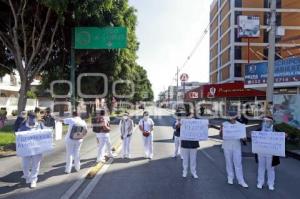 MANIFESTACIÓN ESTUDIANTES ENFERMERÍA