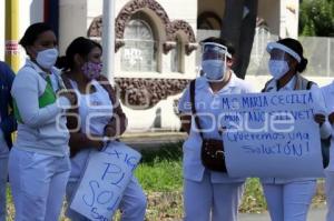 MANIFESTACIÓN ESTUDIANTES ENFERMERÍA