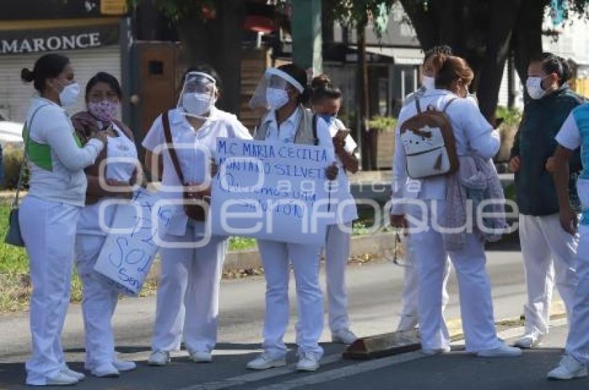 MANIFESTACIÓN ESTUDIANTES ENFERMERÍA