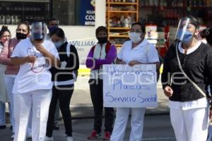 MANIFESTACIÓN ESTUDIANTES ENFERMERÍA