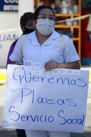 MANIFESTACIÓN ESTUDIANTES ENFERMERÍA