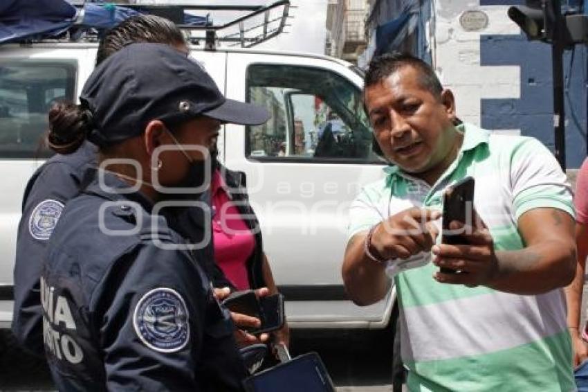 PROTESTA VECINOS CENTRO HISTÓRICO